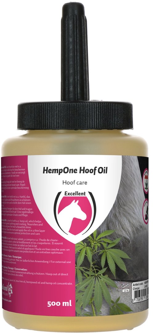 Equi HempOne Hoof Oil Natural (met kwast)