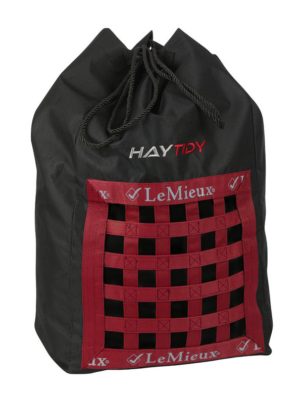 LeMieux Hay Tidy Bag Black/Red