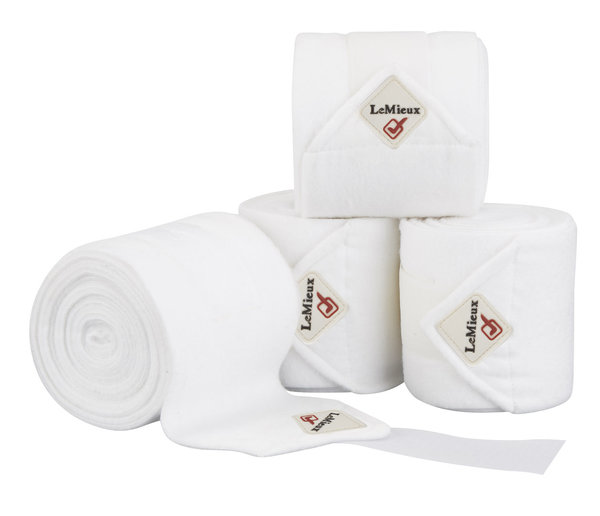 LeMieux Luxury Polo Bandages White