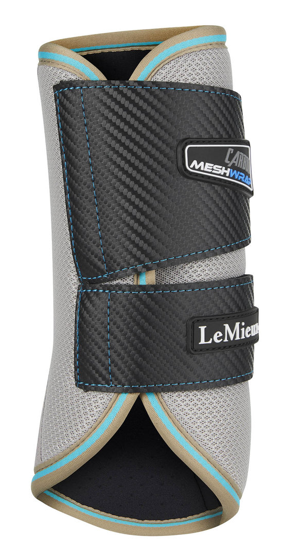 LeMieux Carbon Mesh Wrap Boots Azure