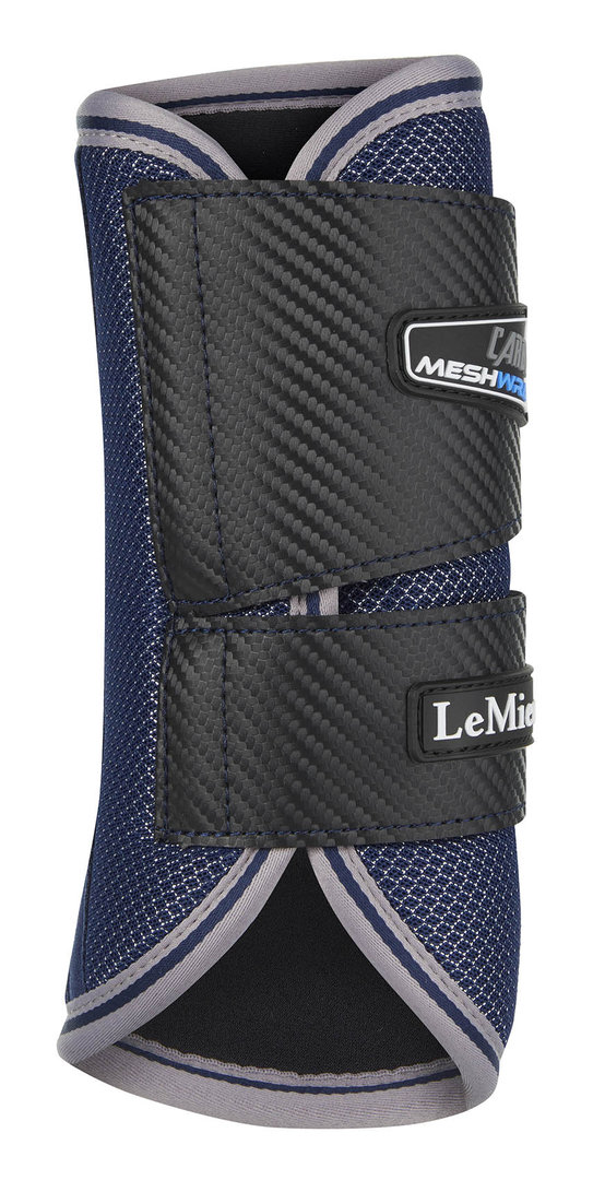 LeMieux Carbon Mesh Wrap Boots Navy