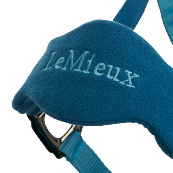 LeMieux Vogue Fleece Headcollar + Rope Marine